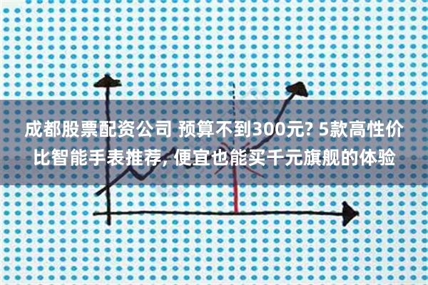 成都股票配资公司 预算不到300元? 5款高性价比智能手表推荐, 便宜也能买千元旗舰的体验